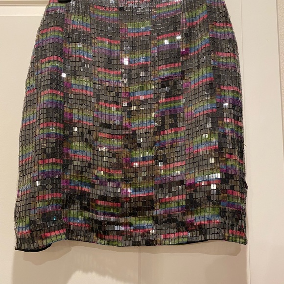 TAHARI SKIRT SEQUINS PREOWNED Size-6 great condition VINTAGE VINTAGE VINTAGE - Picture 5 of 8